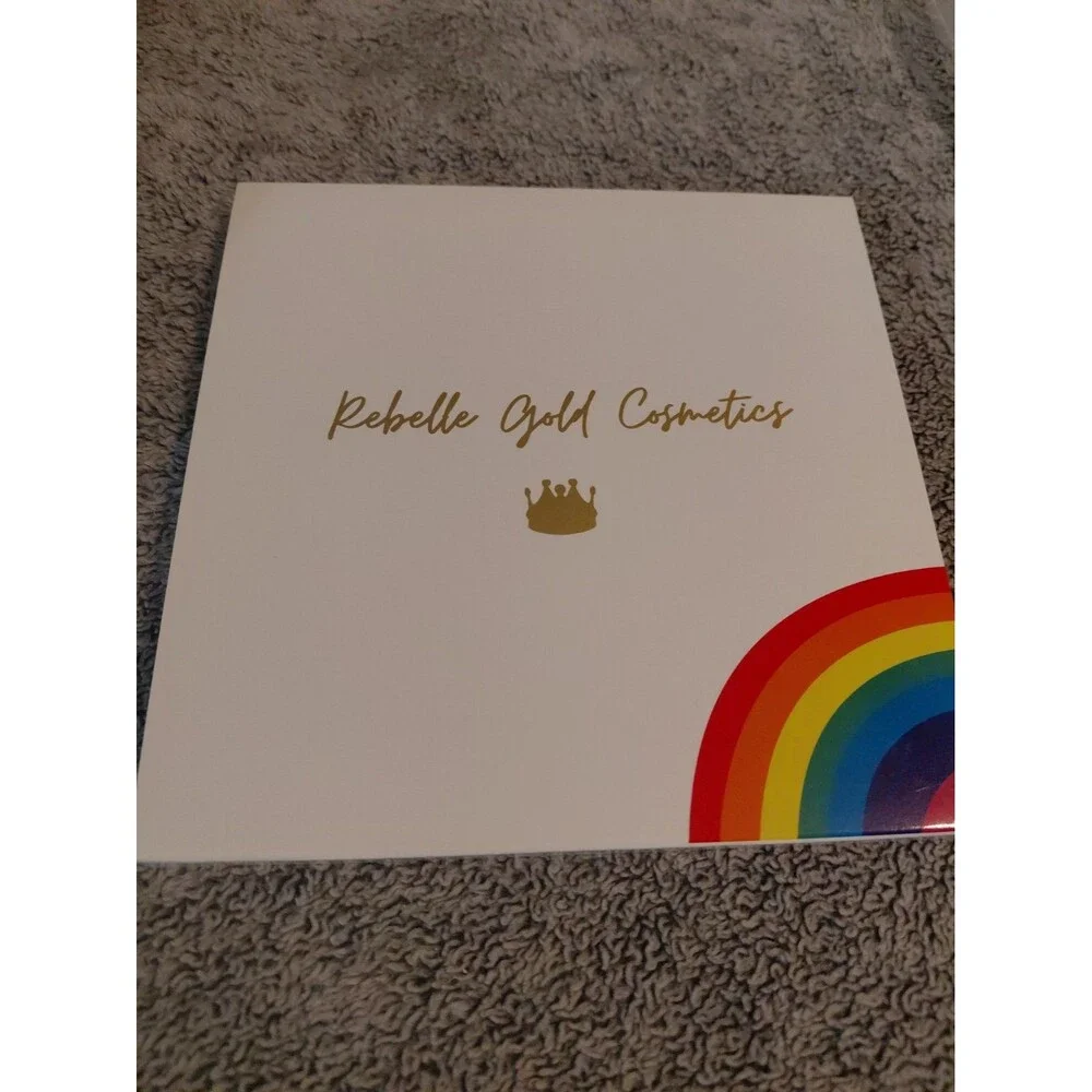 Rebelle Gold Cosmetics Rainbow Palette Eyeshadow Nwt